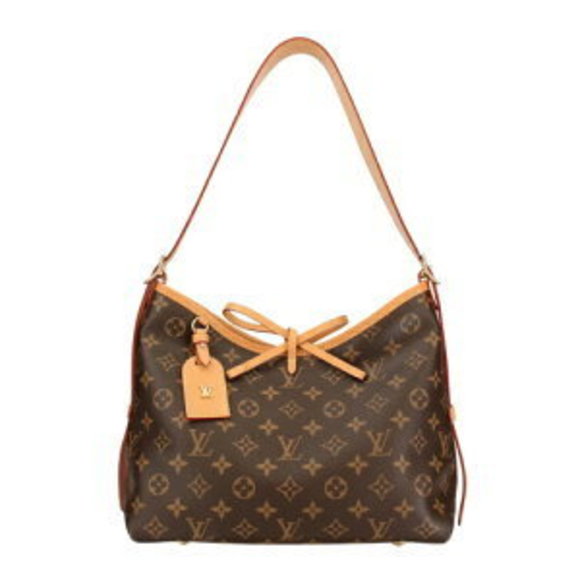 Louis Vuitton Monogram Carryall Shoulder Bag NM Brown - Picture 1 of 8
